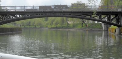 Hradecky cast iron Bridge_one of first hinged bridges in the world
