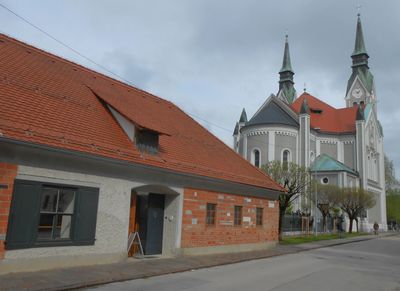 Plecniks House and Trnovo church of St John The Baptist