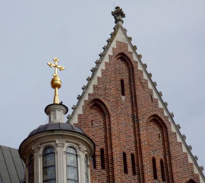 Wawel Cathedral golden cross