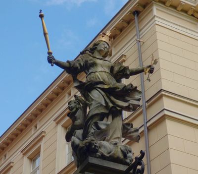 Religious statue in Main Market Square
