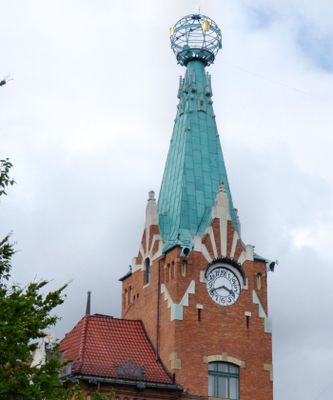 House Under The Globeart nouveau office