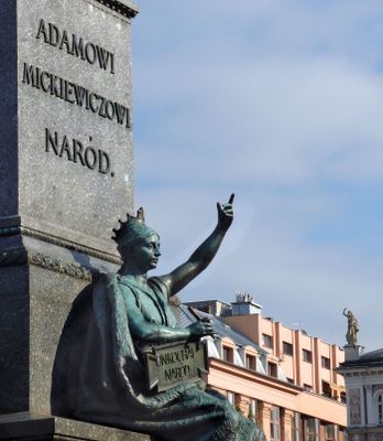 Part of Adam Mickiewicz memorial_Main Market Square