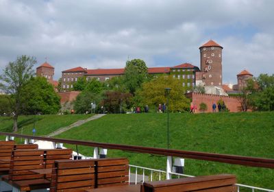 Wawel Castle from boat