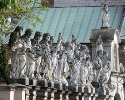 The Apostles outside of church of Saints Peter and Paul