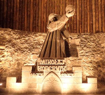 Nicolas Copernicus in salt...he did visit the mine