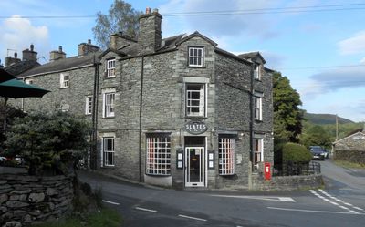 Elterwater village Slates cafe