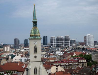 St Martins Cathedral from Castle