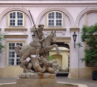 St George slaying the Dragon_Primates Palace