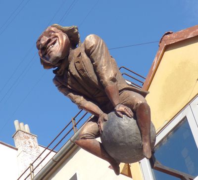 Baron Munchausen statue