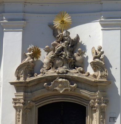 Doorway of Trinitarian Church_ Hurbanova Square_Old Cathedral of Saint John of Matha and Saint Felix of Valois