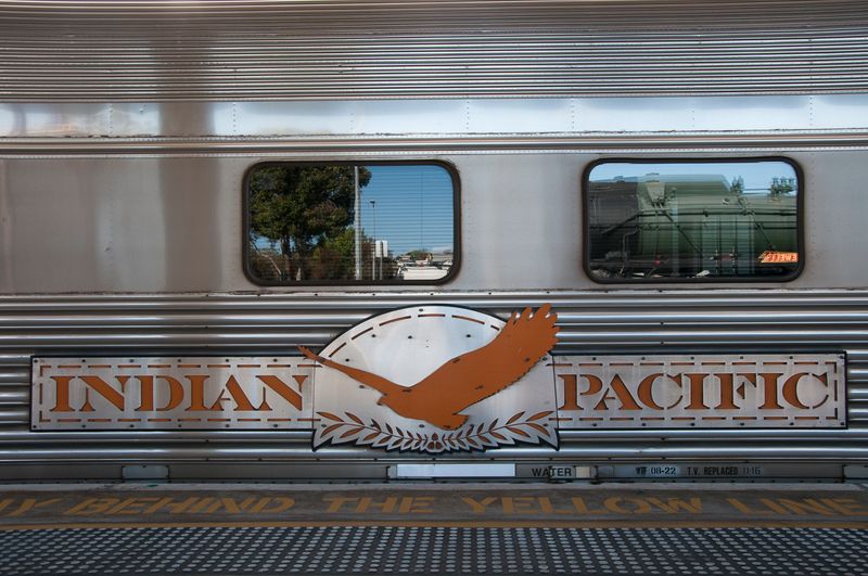 Indian Pacific train, outback Australia