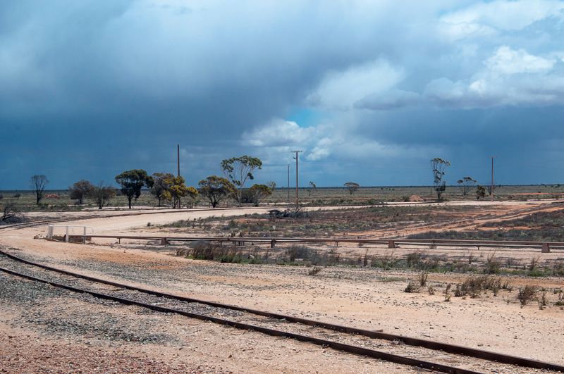 Arriving at Cook, a tiny and remote railway settlement in outback South Australia