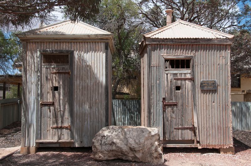 Police lock-ups at the remote settlement of Cook on the Nullarbor Plain
