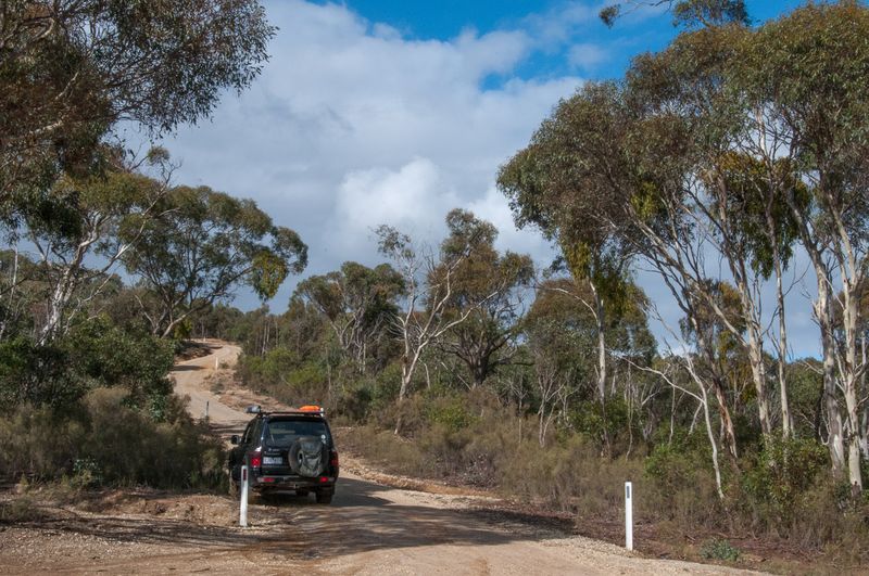 Offroading in Lerderderg State Park, NW of Melbourne