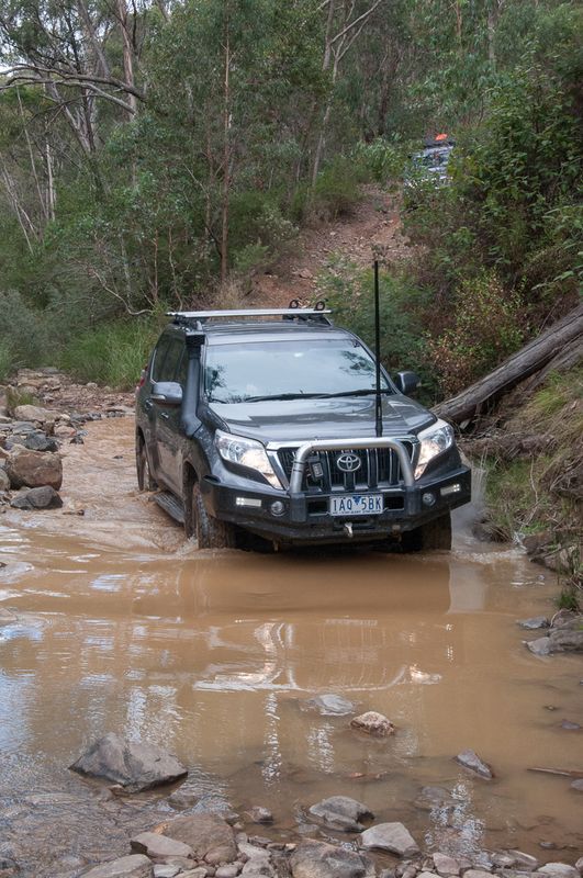 Offroading in Lerderderg State Park, NW of Melbourne
