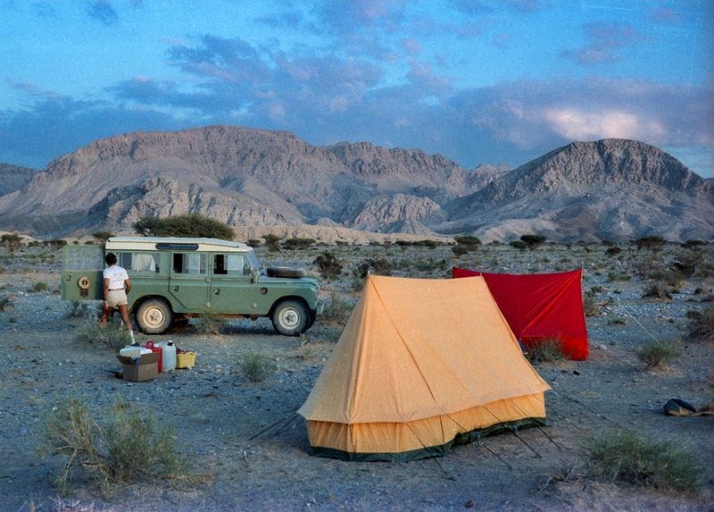 Camping in the Hajar Mountains