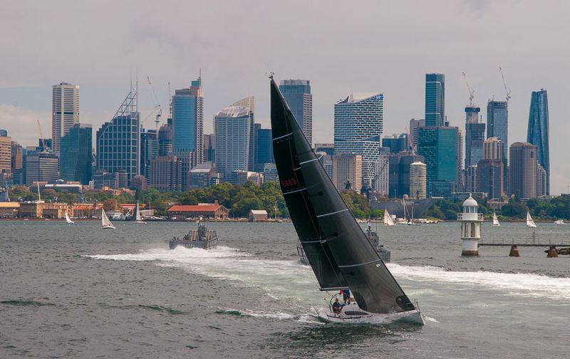 Sailing on Sydney Harbour, NSW. Australia