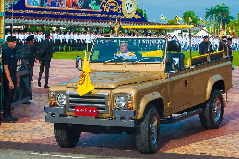 Five Star LandRover will carry the Sultan in his role as C-in-C of the Armed Forces