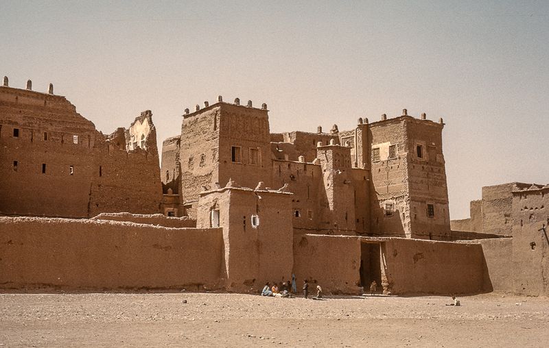 Mudbrick Kasbah in Ouarzazate, southern Morocco