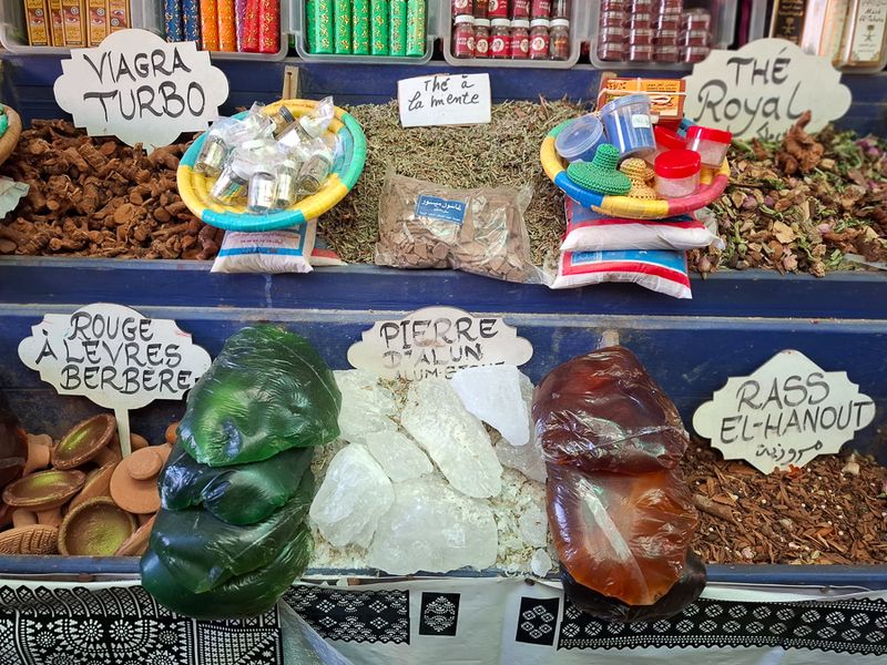Herbs and potions for sale, Essaouira