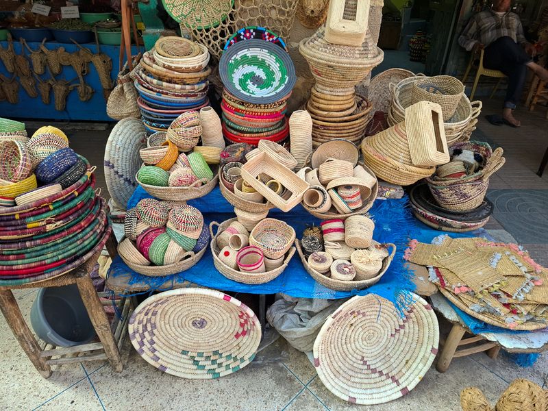 Handcrafts for sale, Essaouira
