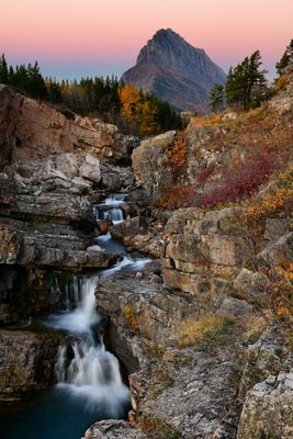 MT - Glacier National Park - Swiftcurrent Falls Sunrise 2.jpg