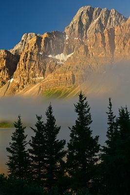 Canada Banff National Park Bow Lake Foggy Sunrise.jpg