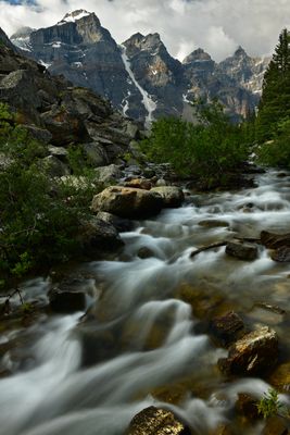 Canada Banff National Park Moraine Cascades.jpg