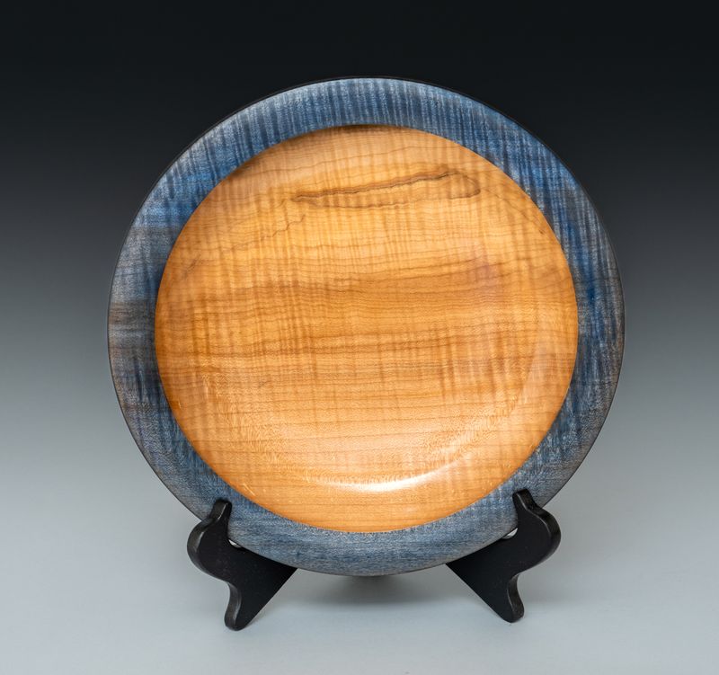 Bowl with painted rim.