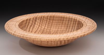 Curly Maple bowl.