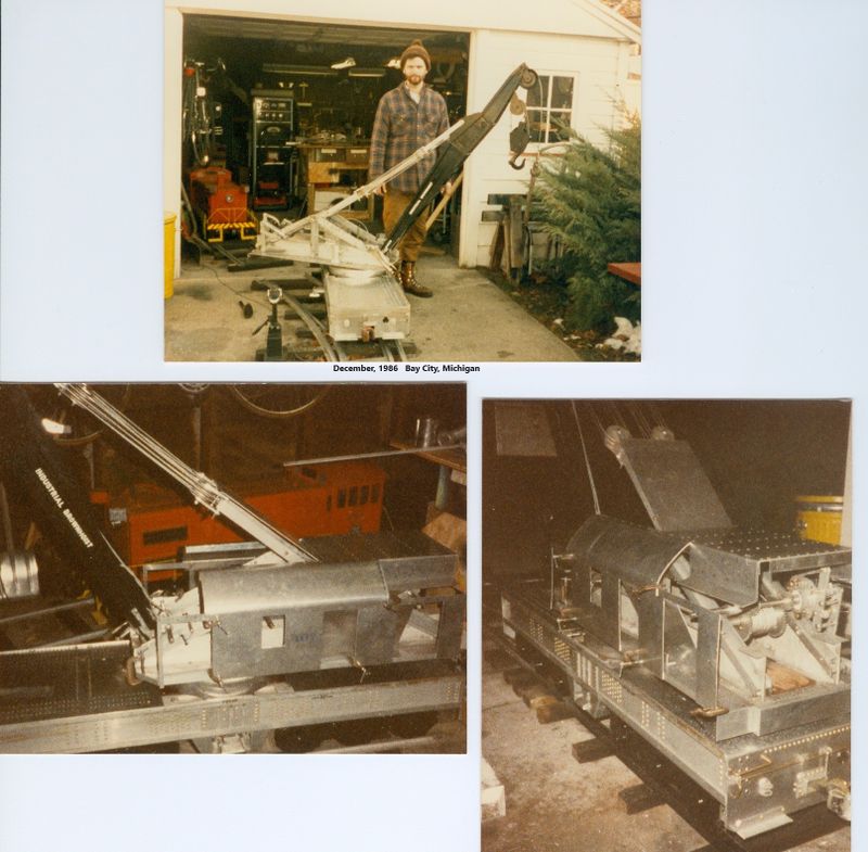Building Miniature Railroad Wrecking Crane