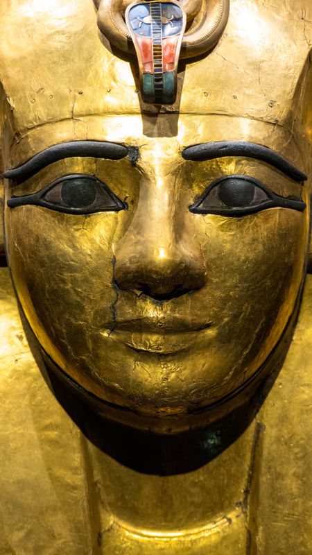 Gilded Mask from the Coffin of Amenemope