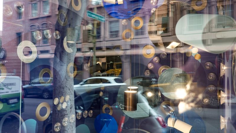 Jackson Street Window Reflections