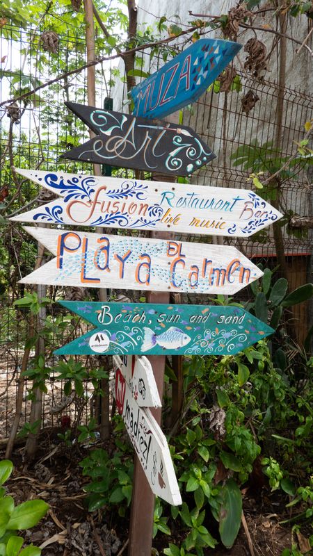 Playa del Carmen signs