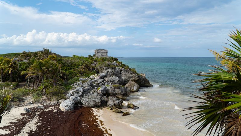 Tulum Ruins by the Sea