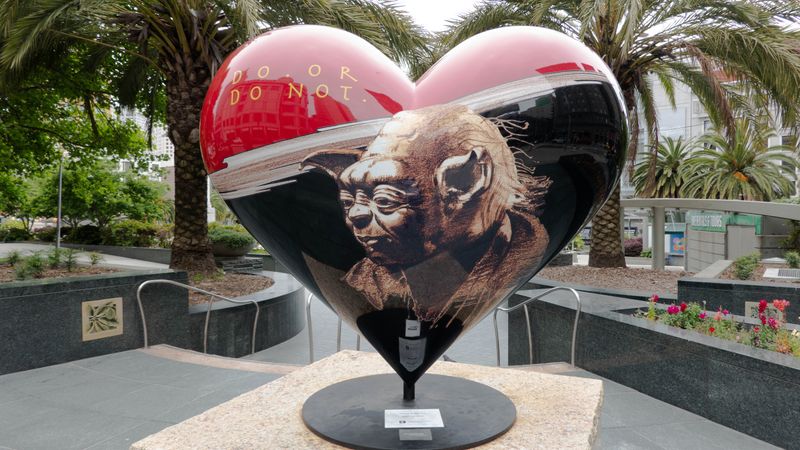Union Square Yoda Heart