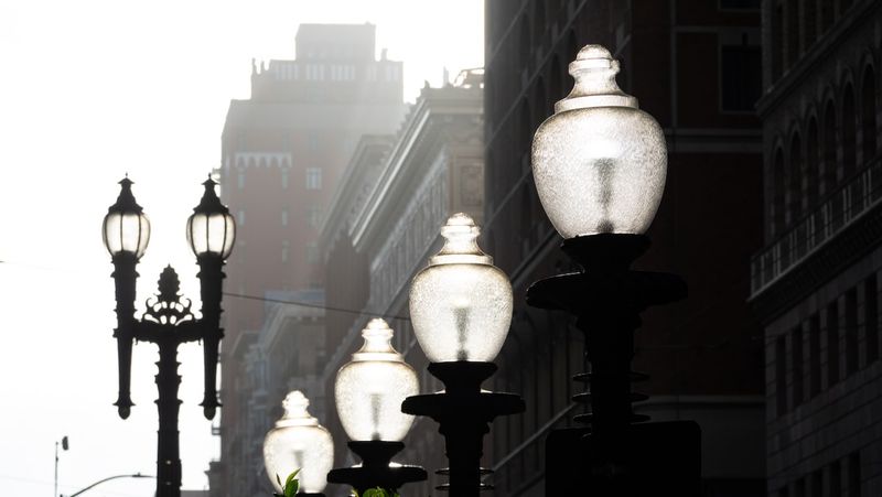 Post Street Street Lights