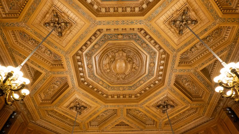San Francisco City Hall Board of Supervisors Chamber Ceiling