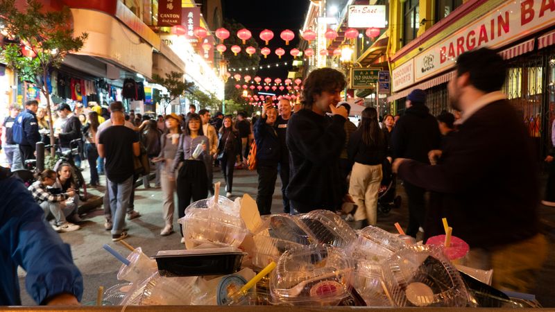 Chinatown Night Market Trash