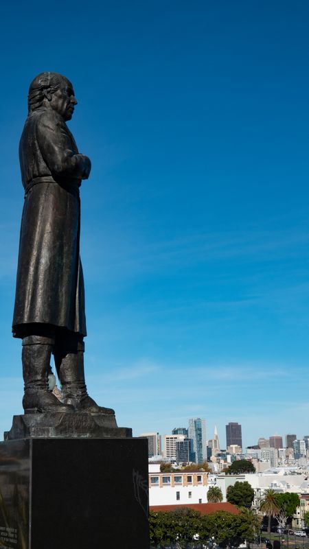 Miguel Hidalgo Statue in Mission Dolores Park