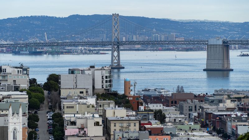 Bay View from Russian Hill