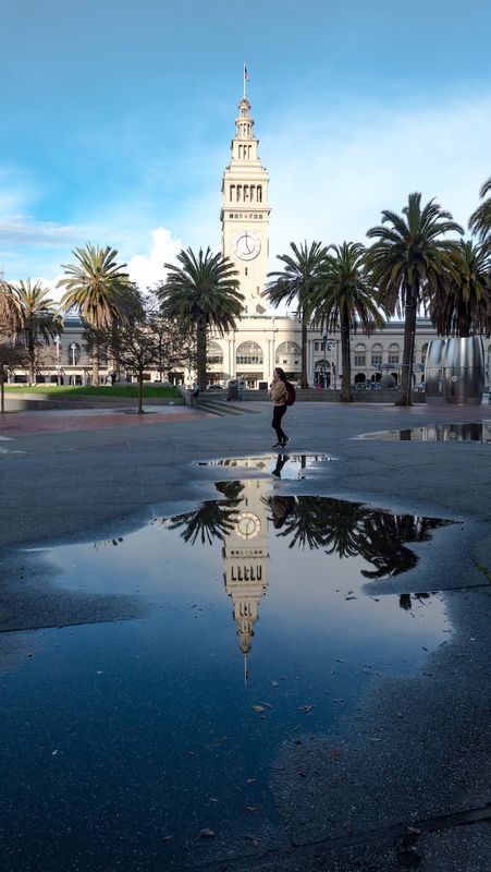 After the Rain in Embarcadero Plaza