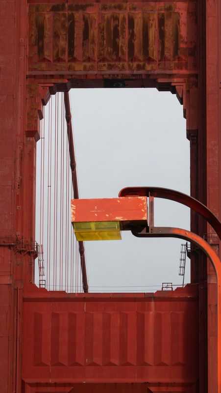 Golden Gate Bridge South Tower and Light