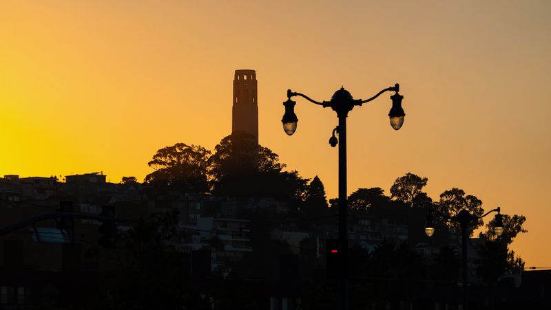 Coit Tower Sunset