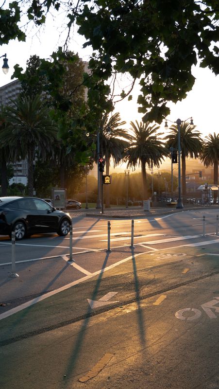 Sunset Over The Embarcadero