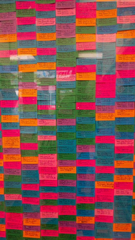 Seaside Candyman Wall of Tickets
