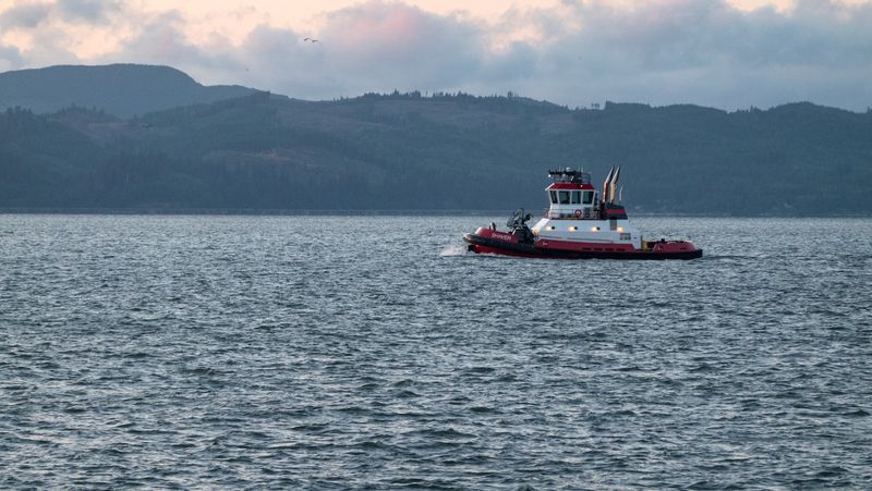 Tugboat on the Columbia River