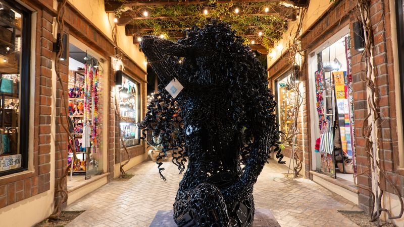 Metal Woman Sculpture