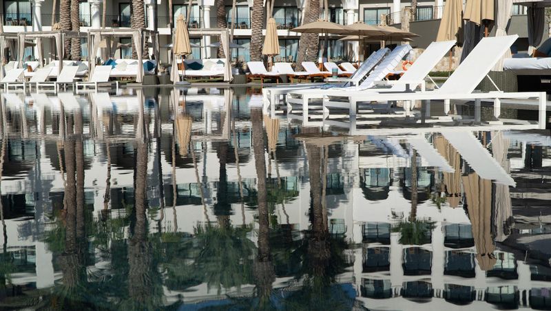Los Cabos Hilton Pool Reflections