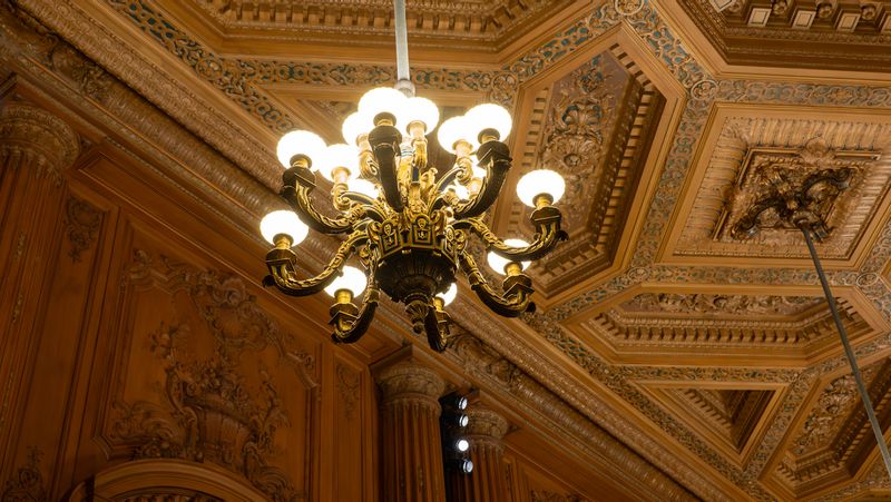 Looking Up in the Board of Supervisors Chambers